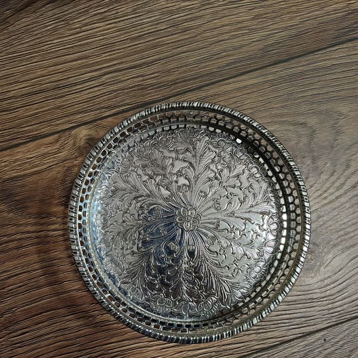 Антикварен посребрен комплект