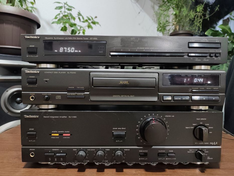 Receiver Technics + CD player