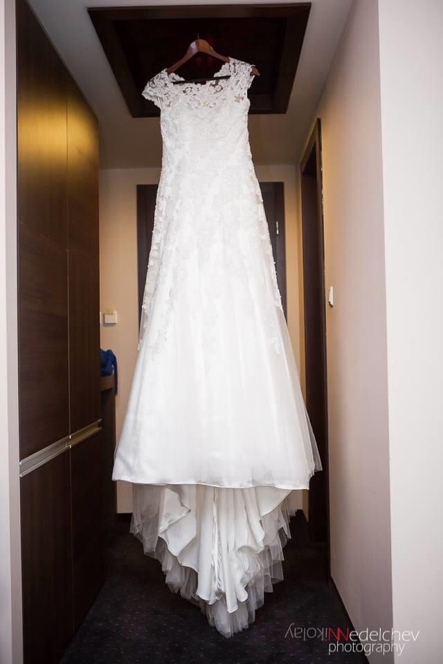 Дизайнерска сватбена булчинска рокля Madeline Gardner New York