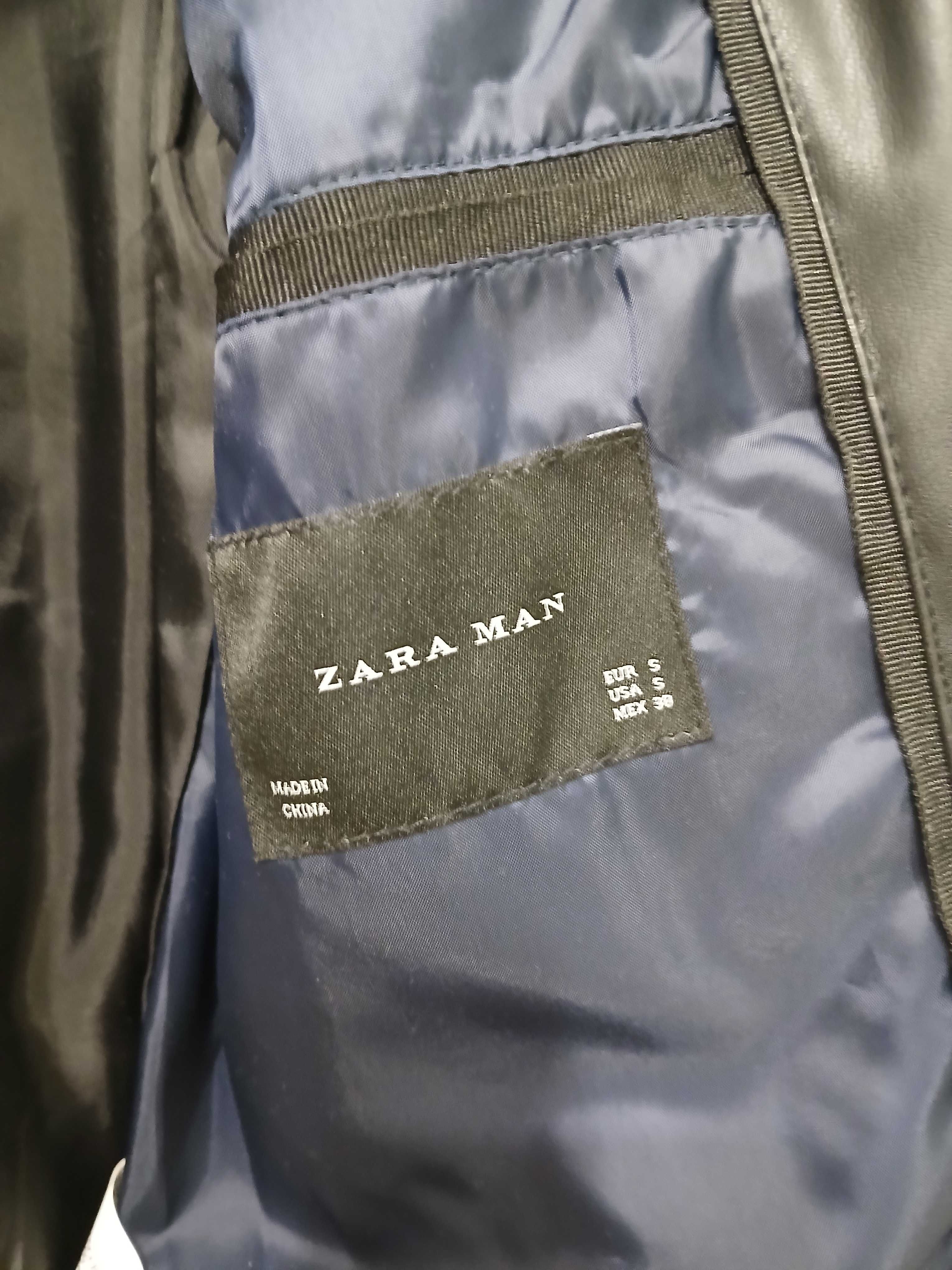Кожено яке Zara мъжко S
