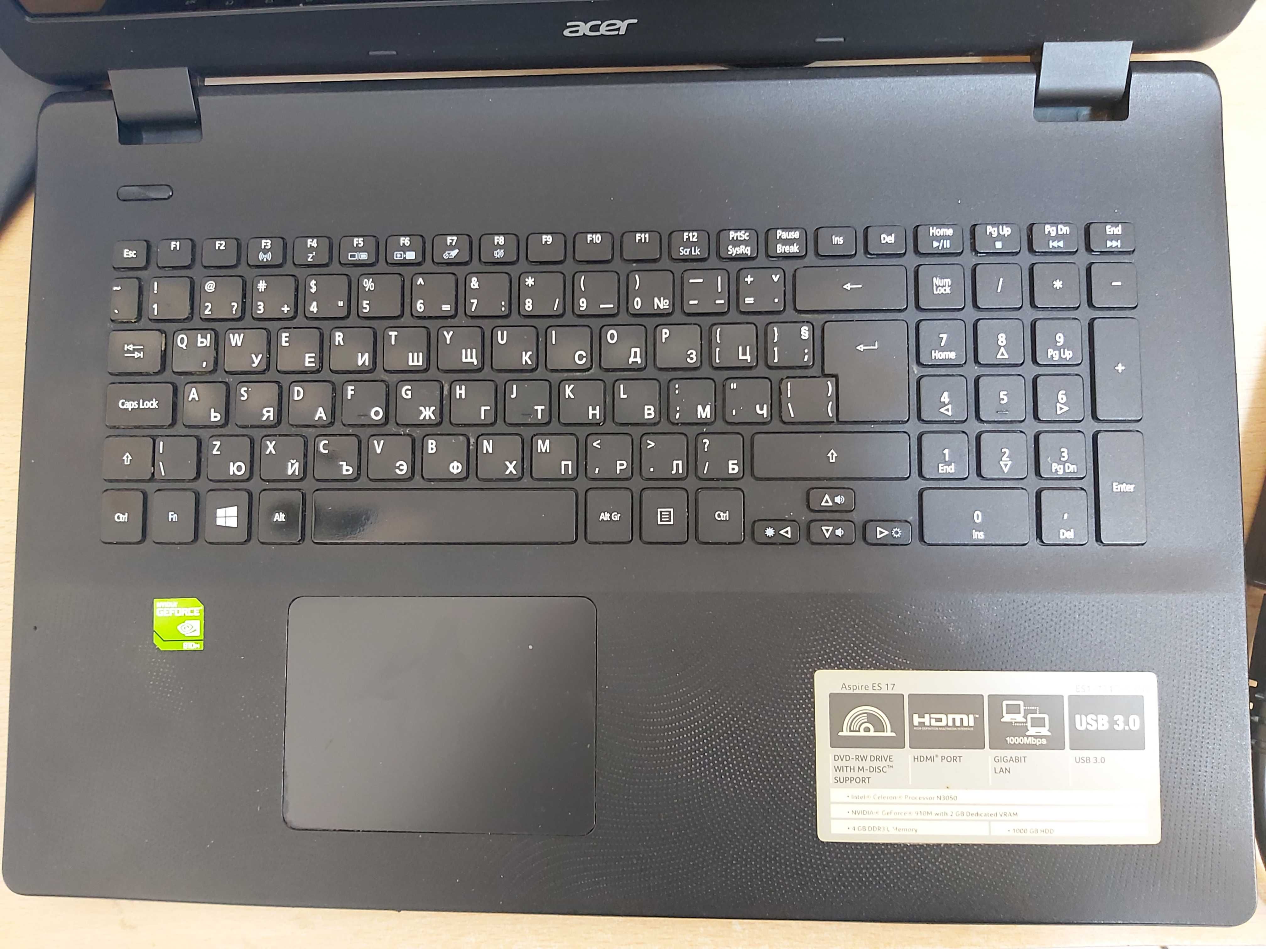 Лаптоп Acer Aspire ES1-731G части