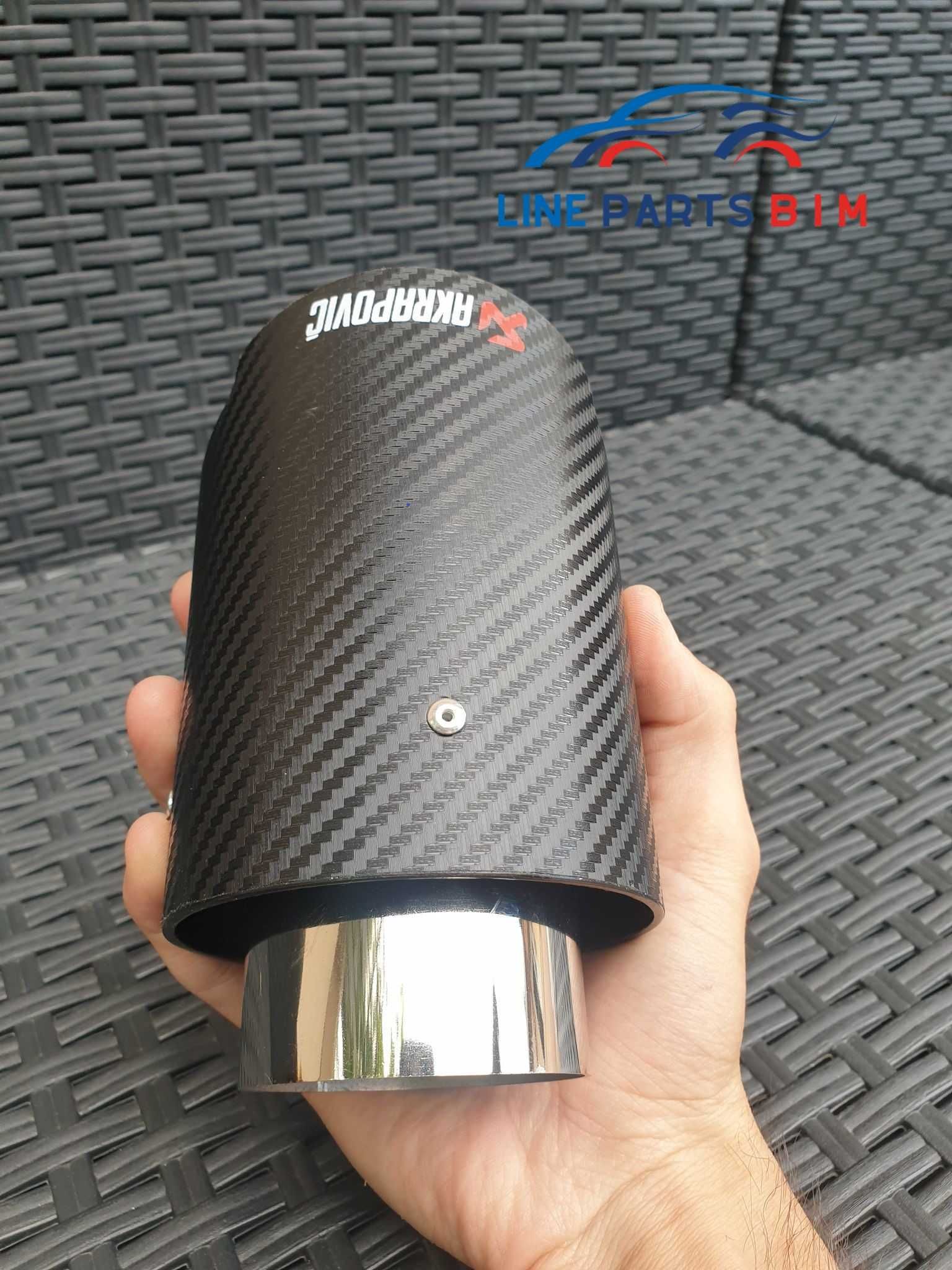 Tipsuri Ornament Evacuare Tips BMW M Akrapovic Toba Finala Inox Carbon