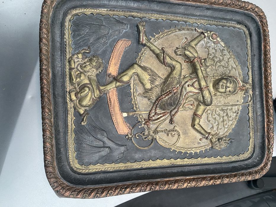 Vand tablou midel vintage cupru