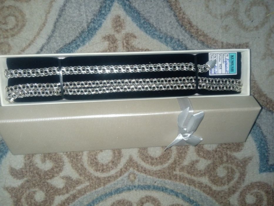 Kumush mujskoy tros braslet sotiladi