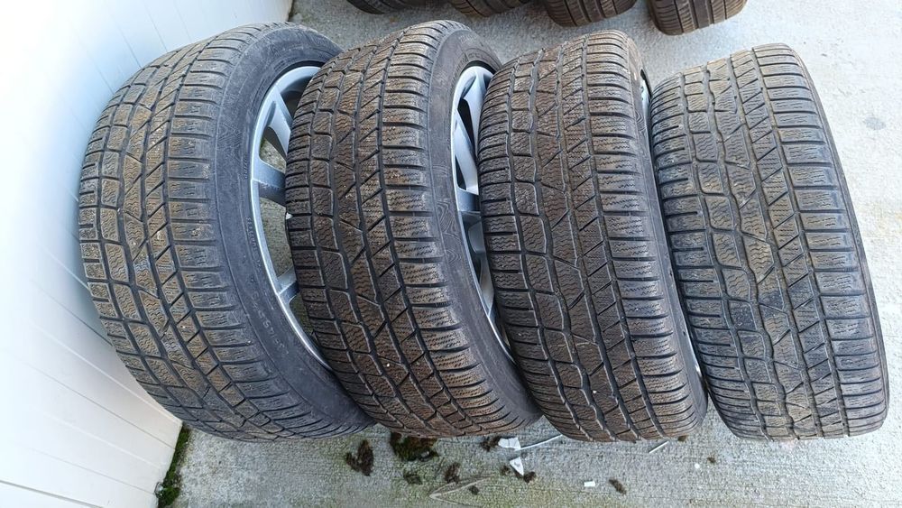 Jante originale Audi+Anvelope Continental 235-45/ R-19 99 v m+s
