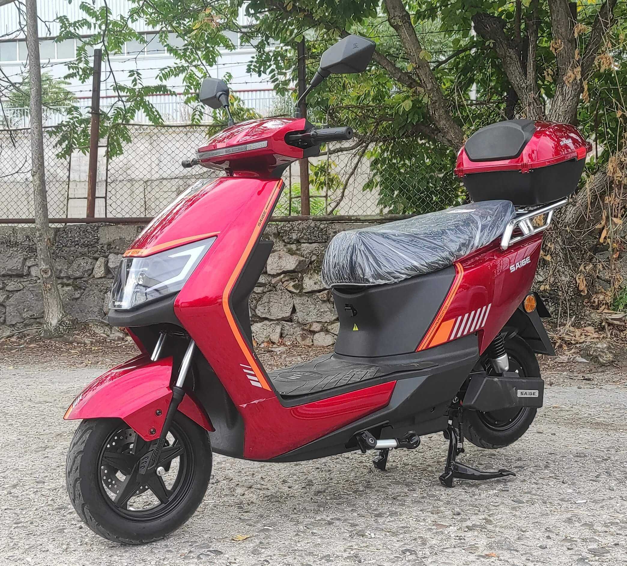Електрически скутер EcoWay модел ZL20 2000W 72V Бордо