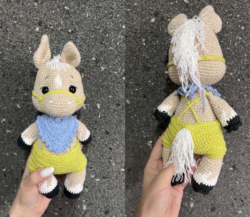 Вязаная игрушка ручной работы