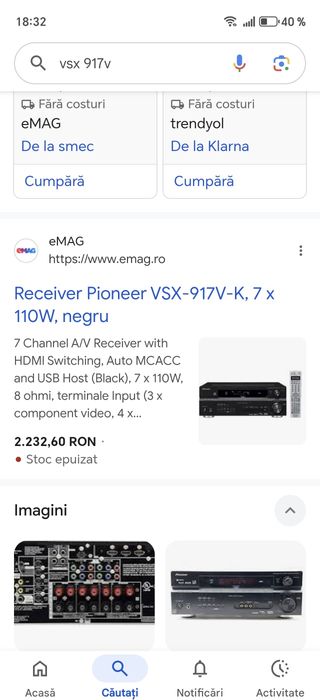 Amplificator pioneer vsx-917v
