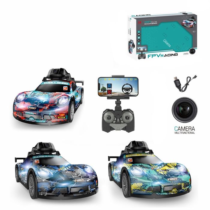 Радиоуправляема кола с камера Wi-Fi връзка и USB кабел