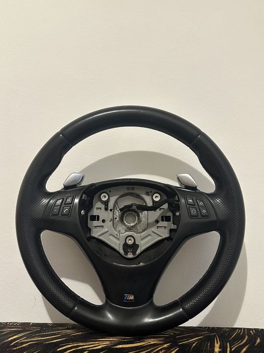 Volan E90 E91 E92 E93, M original cu padele si airbag
