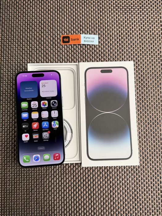 512Gb/*ЛИЗИНГ*/ IPhone 14 Pro Max Deep Purple 100% БАТЕРИЯ