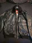 Geaca  din piele  tip Aviator marca Redskins
