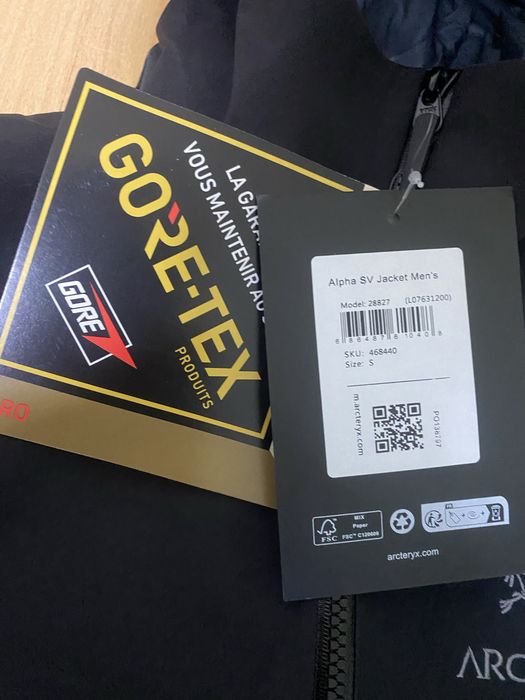 Geaca Arc'teryx alpha sv 7 marimea S