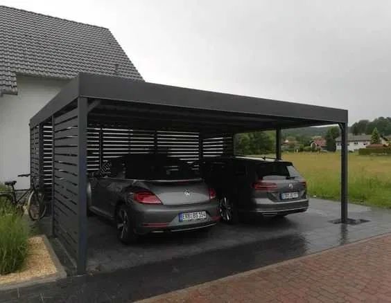 Carport auto metalic