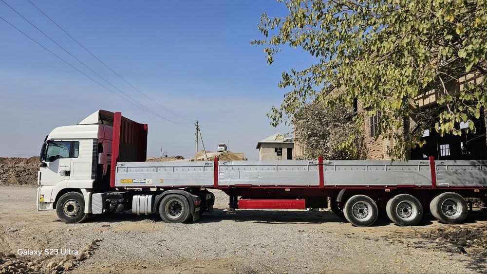 UZ MAN TGS 19.400 + KRONE Универсал Контейнеровоз Прицеп Сотилади