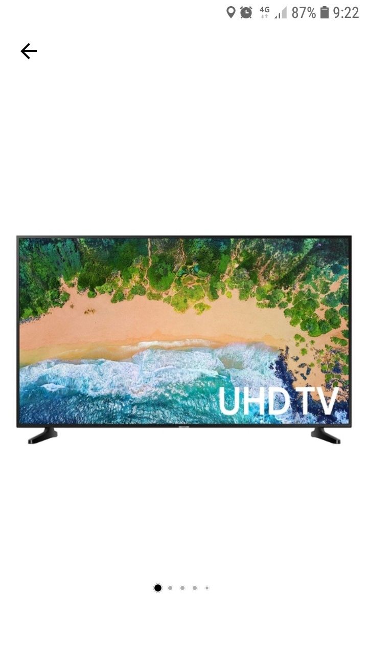 Телевизор LED Smart Samsung, 40" (100 см), 40NU7182, 4K Ultra HD