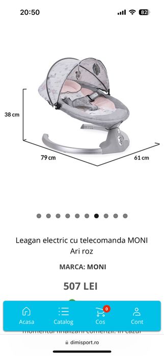 Leagan electric ca nou firma Moni