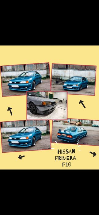 Nissan primera р10 накладки обвес Круг