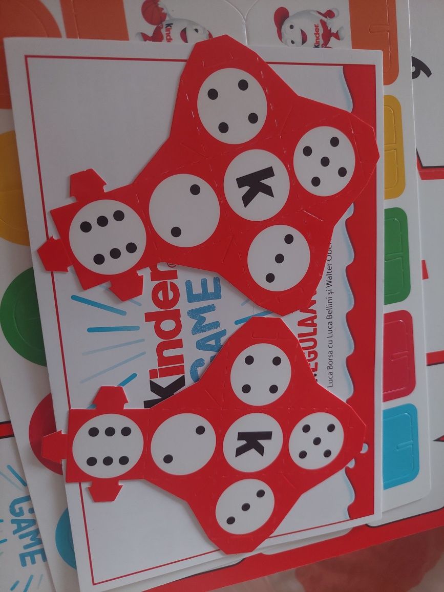 Ou Kinder Game - 12 jocuri tip board game, intr-un ou Kinder