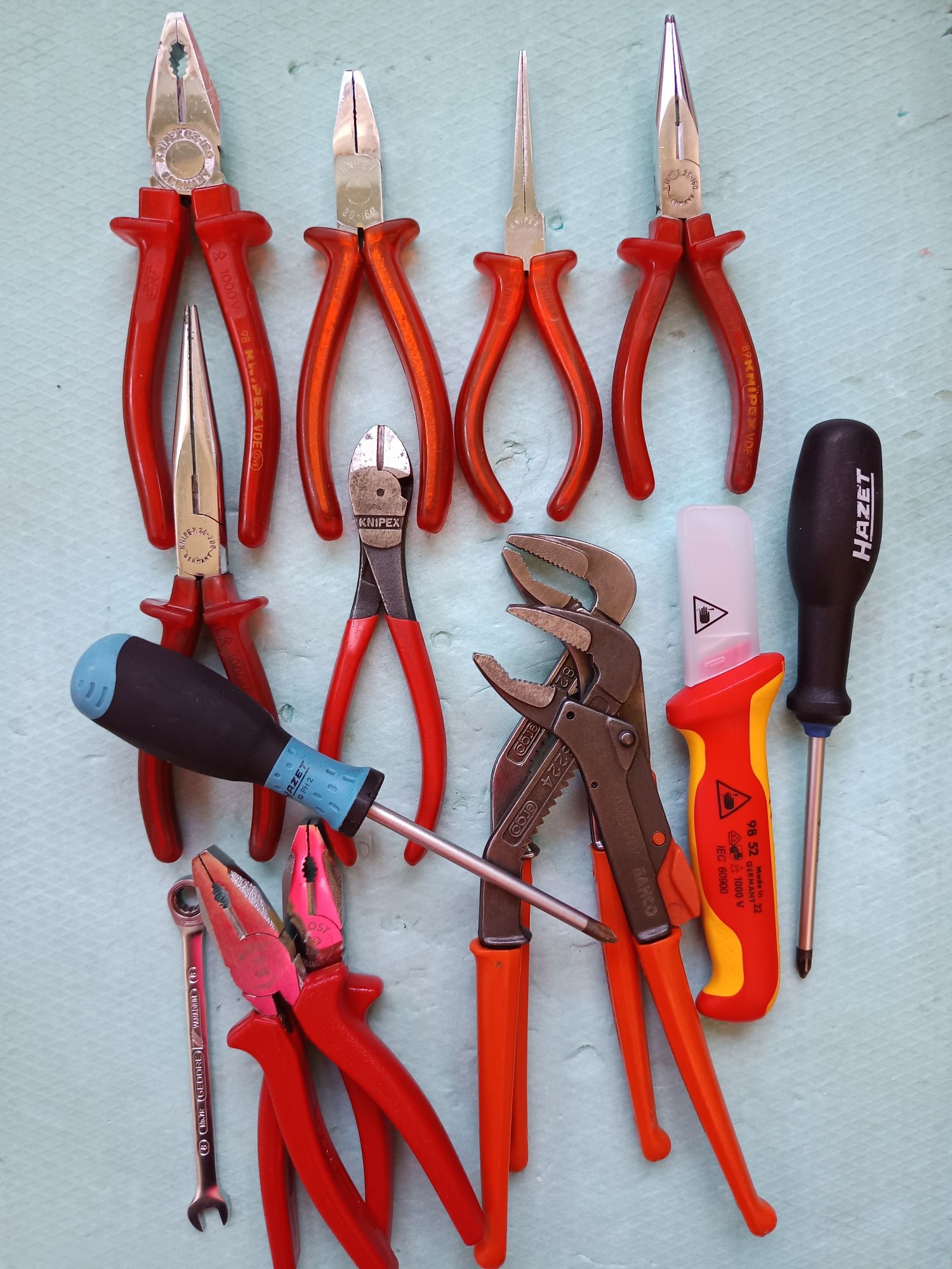 Knipex,Bahco,Bost,Hazet,Gedore лот инструменти