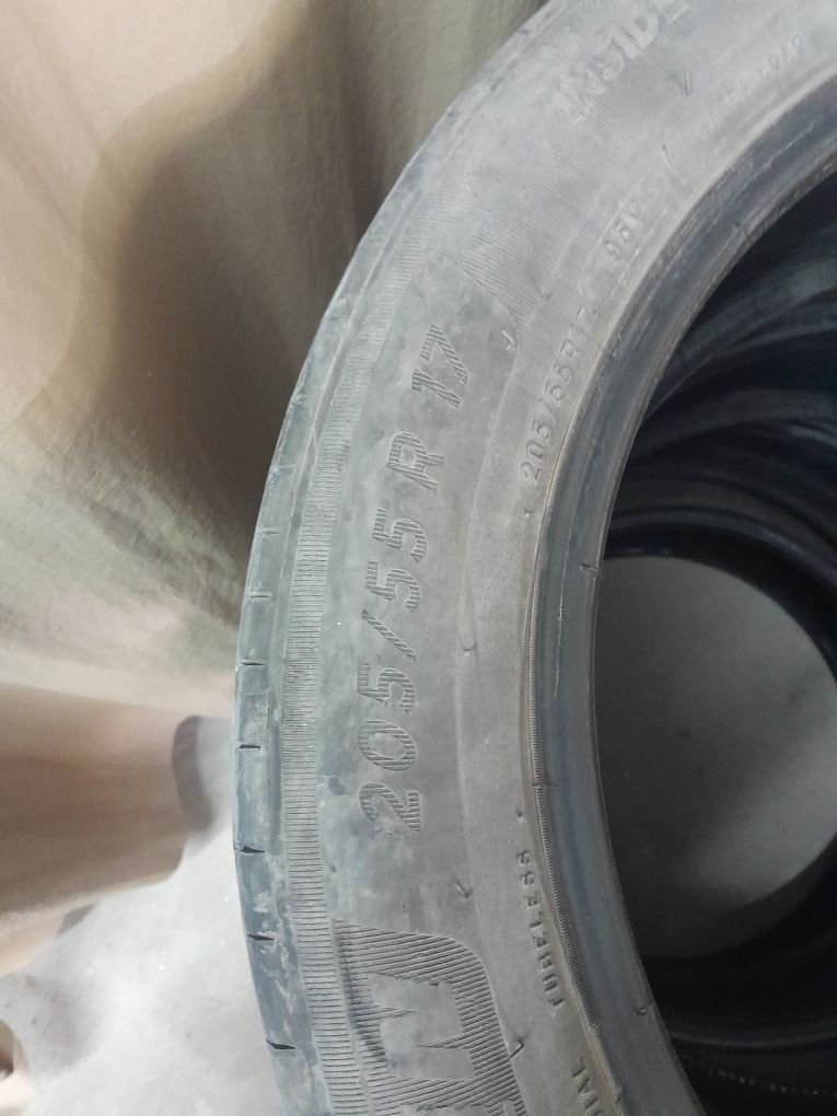 гуми 205/55/17   michelin и  continental 4броя