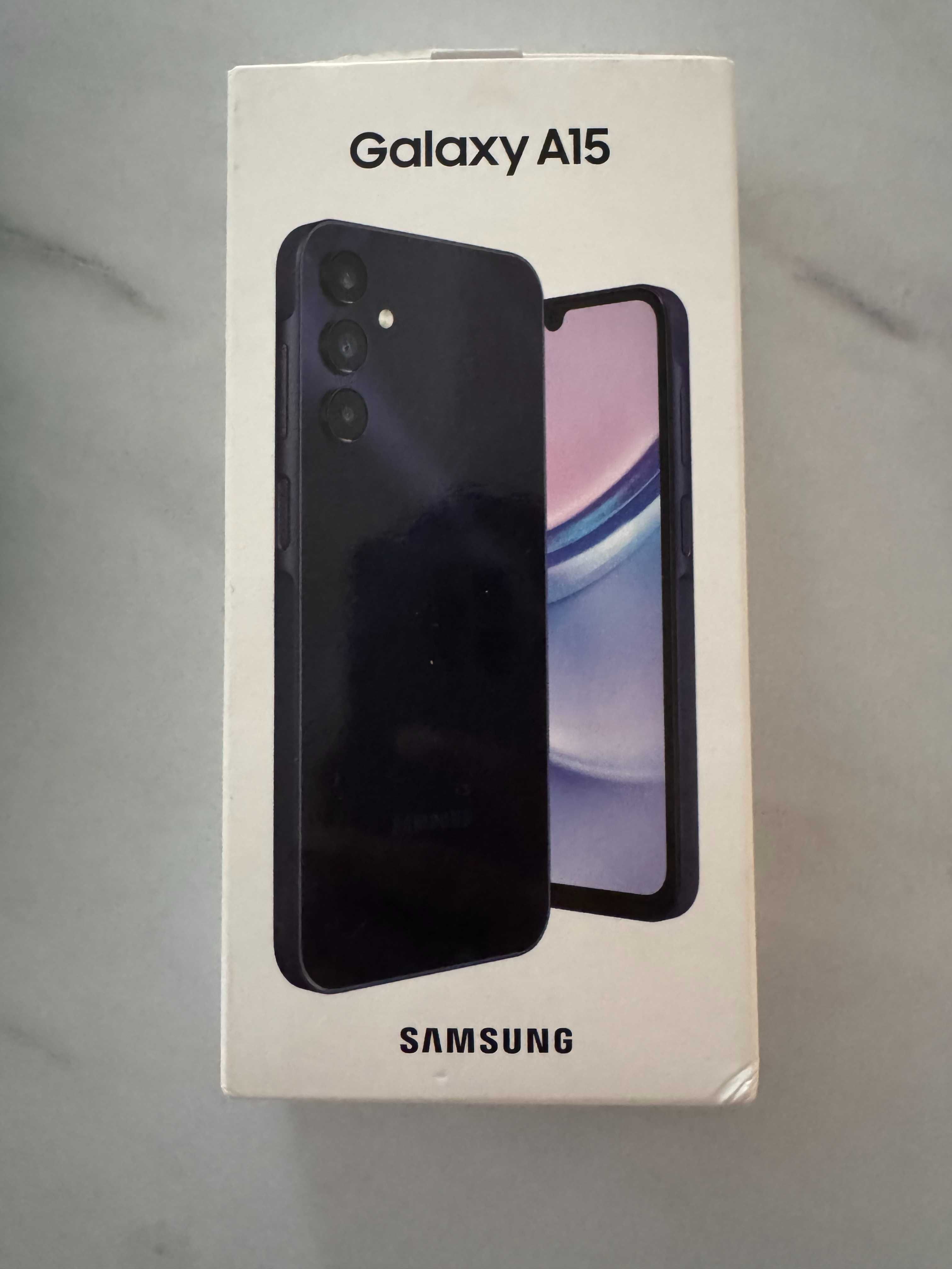 Samsung Galaxy A15 128GB Blue Black Чисто Нов Неразопакован