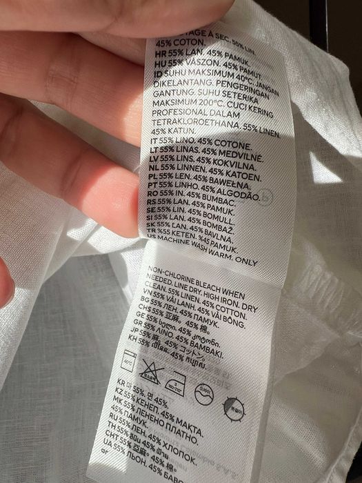 camasa cu volanase H&M din IN