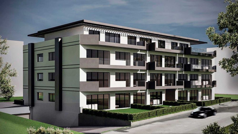 Новострояща се жилищна сграда в кв. Струмско, гр. Благоевград.