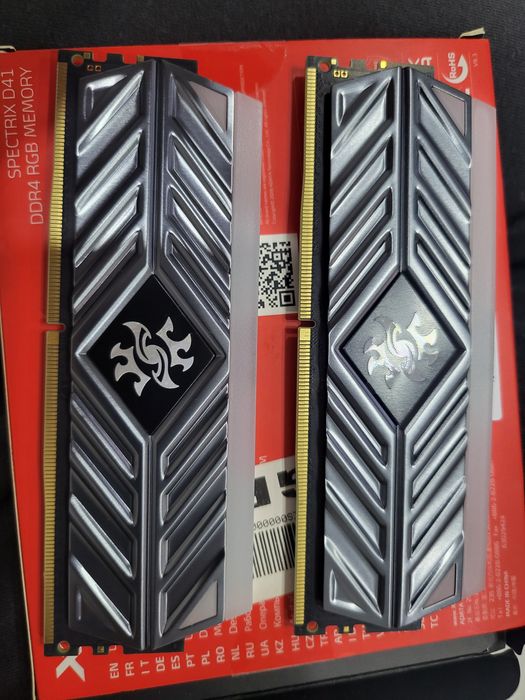 Memorie ADATA XPG Spectrix D41 RGB 16GB (2x8GB) DDR4 3200 MHz CL16,