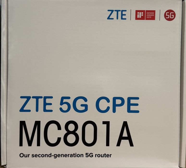ZTE MC801A Wireless 5G Wi-Fi 6 cu 2 Porturi Gigabit Ethernet, sigilat!