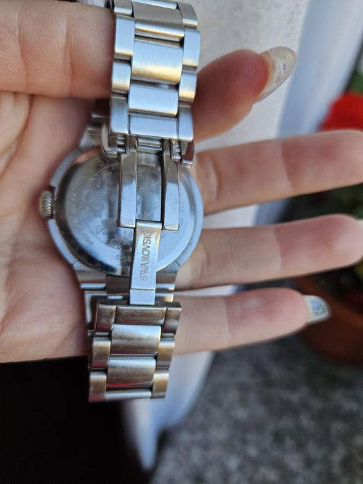 Ceas swarovski argintiu