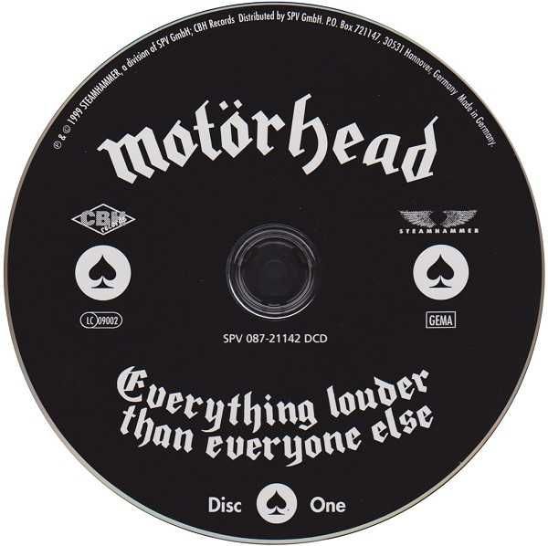 2xCD Motorhead - Everything Louder Than Everyone Else 1999