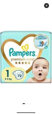 Scutece Pampers Premium Care 2-5kg marimea 1