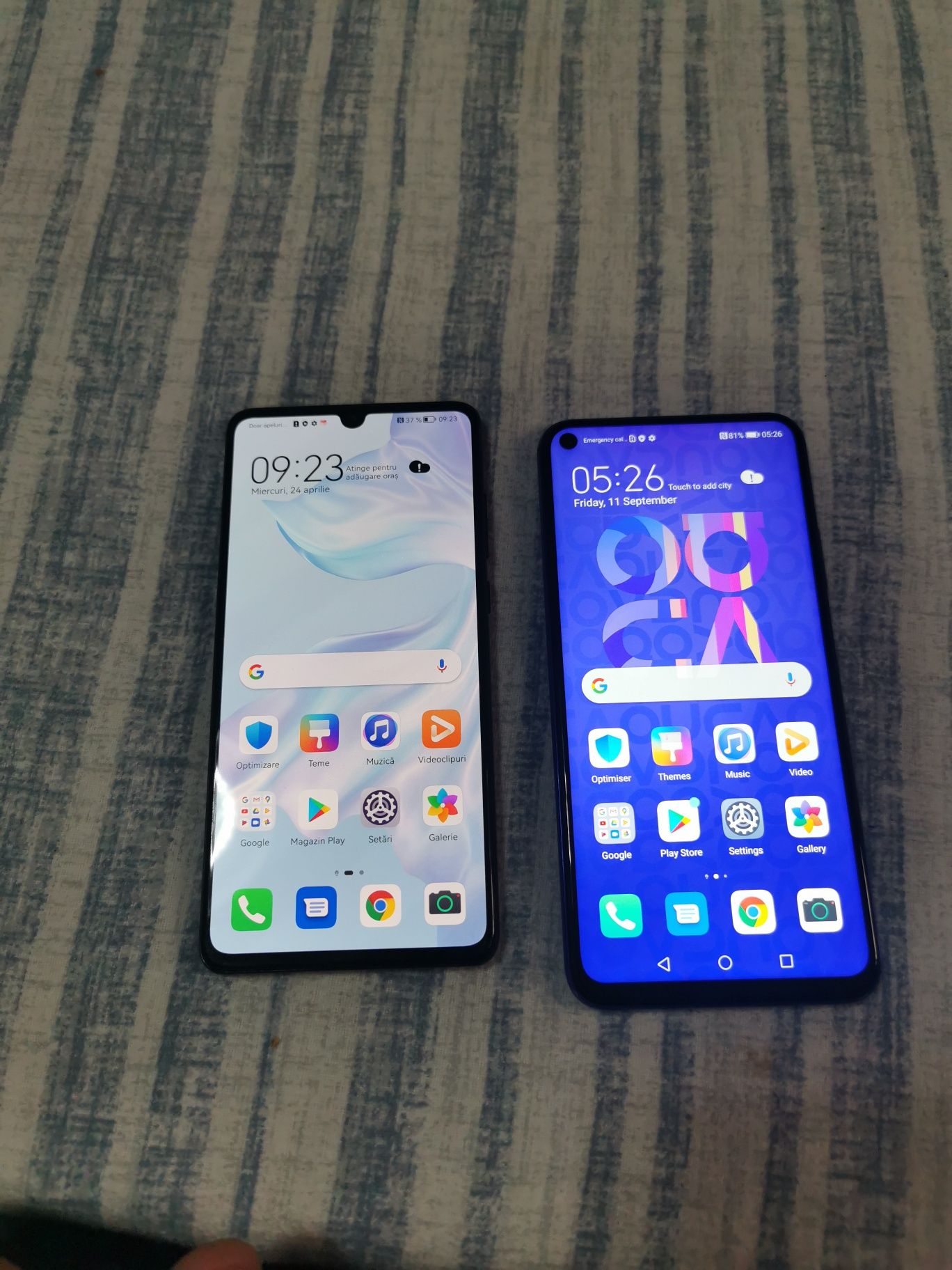 Huawei p30 și nova 5t