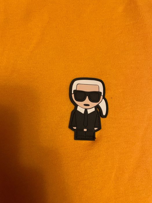 Тениска с яка Karl Lagerfeld
