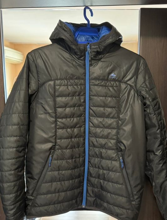 Черно яке с качулка за момче, р- р 164см.