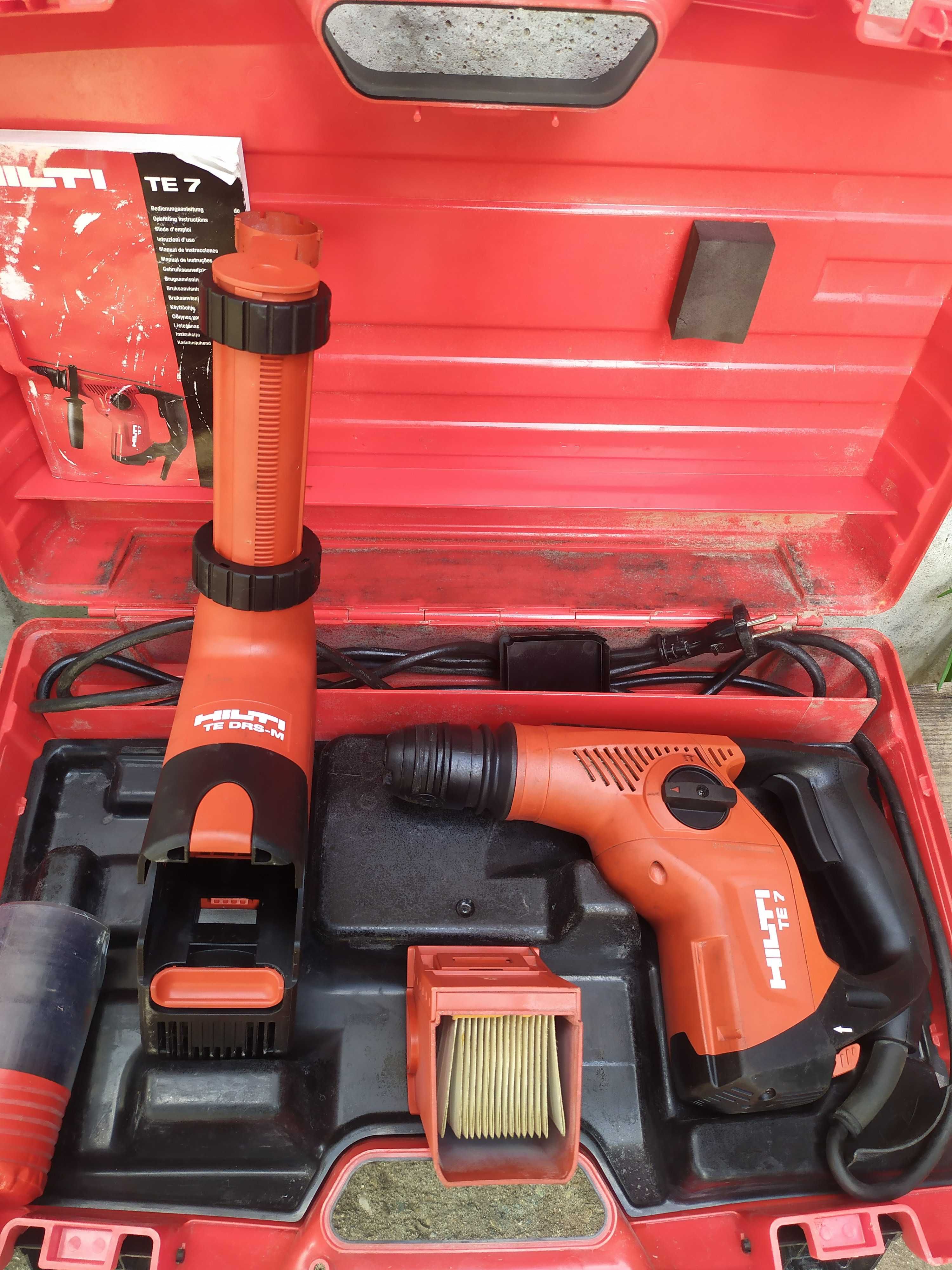 Перфоратор + прахоулавител Hilti TE 7-TE DRS-M