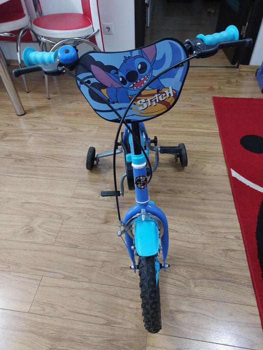 Bicicleta Stitch,culoare albastru,pentru fete și băieți.