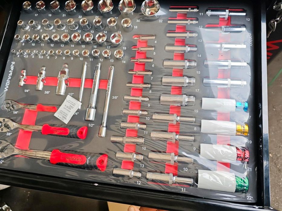 Количка с инструменти Wohrstahl XXL 419 части