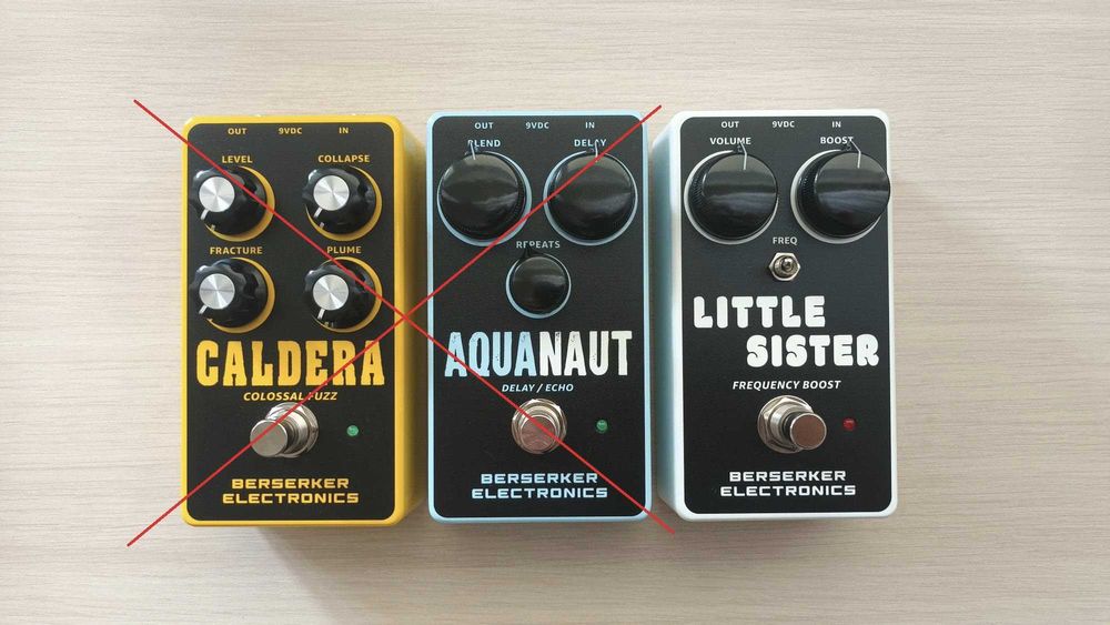 Berserker Electronics Little Sister clean boost + EQ pedala chitara