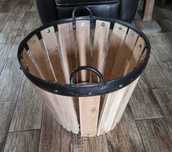 Cos lemne semineu, suport lemne heavy duty, foarte rezistent, pe viata