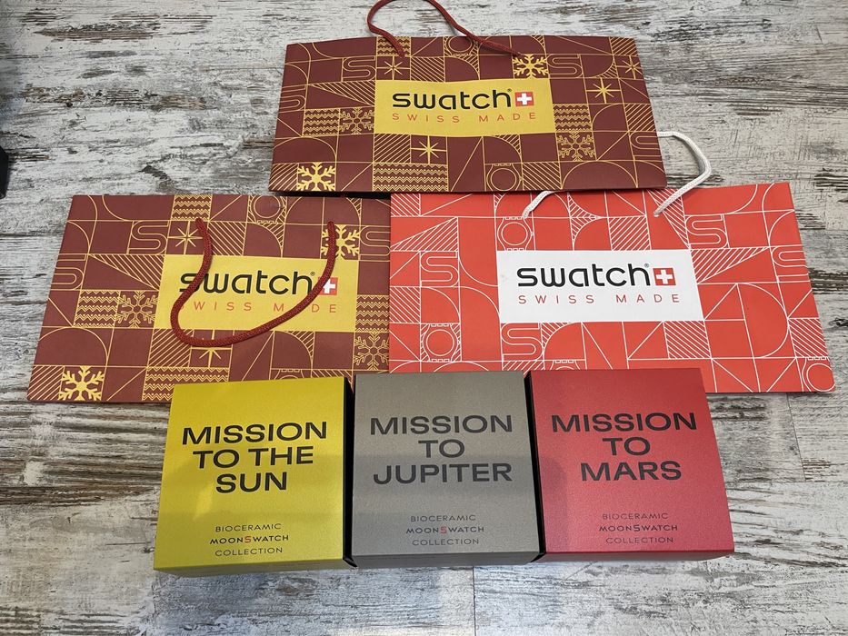 Ceasuri Swatch  Omega Sun, Moon,Jupiter