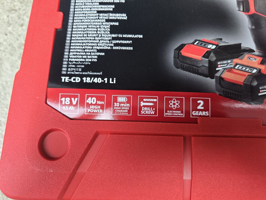 Filetanta Einhell ORIGINAL GERMANIA, nou la cutie  cu 2 acumulatori