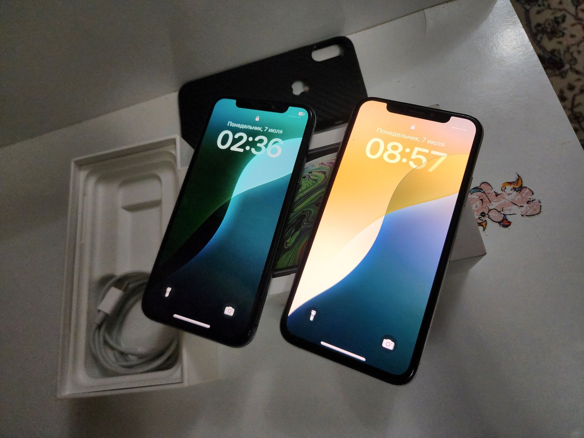 Iphone XS Black 64GB Bat 76% Face True ton Bor ideal
