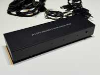 Switch KVM Techly, 2 porturi cu audio si video, 4Kx2K dual, USB, Negru