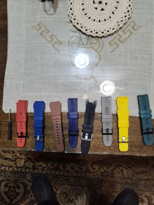 Каишки за часовник 8 бр + отвертки 2 бр за тях 22 мм