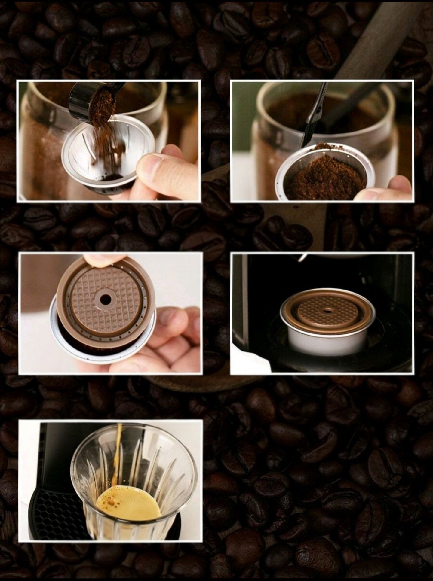 Многократни силиконови капачета за кафе капсули – Nespresso Vertuo