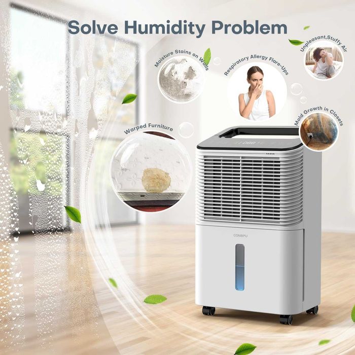 ПРОМО 2г Гаранция Обезвлажнител Влагоабсорбаор CONOPU DNS65 16л/Ден