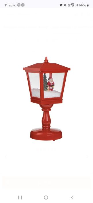 Коледен фенер "Снежна вихрушка"