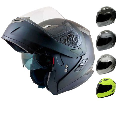 каска MT Helmets каска FLUX SV модуларна мото каска тъмни очила